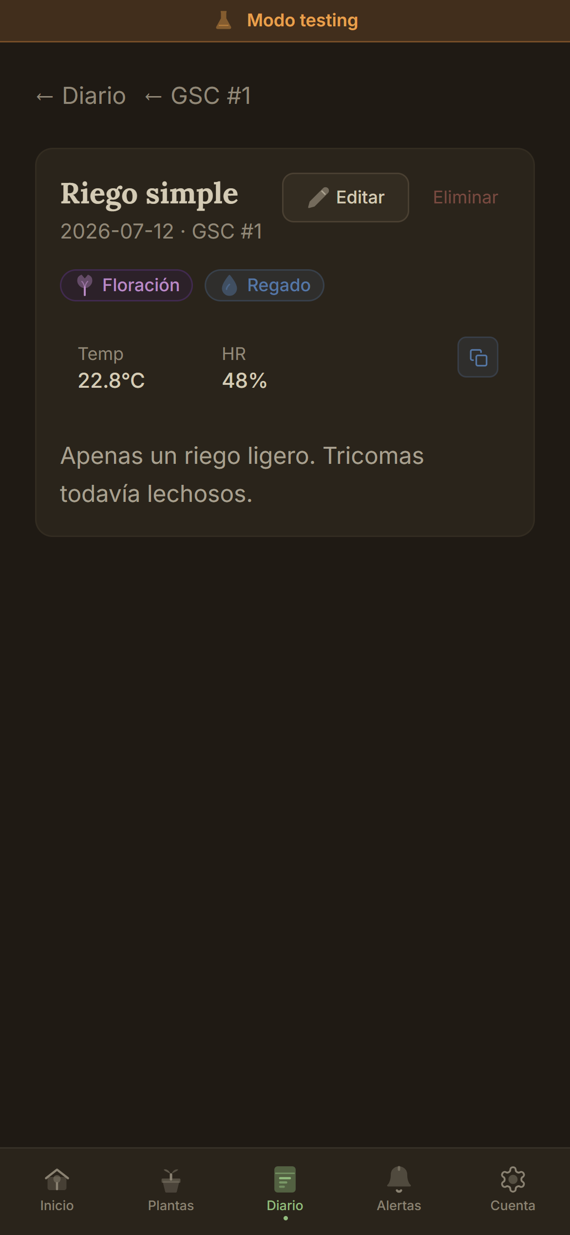 Entrada de diario